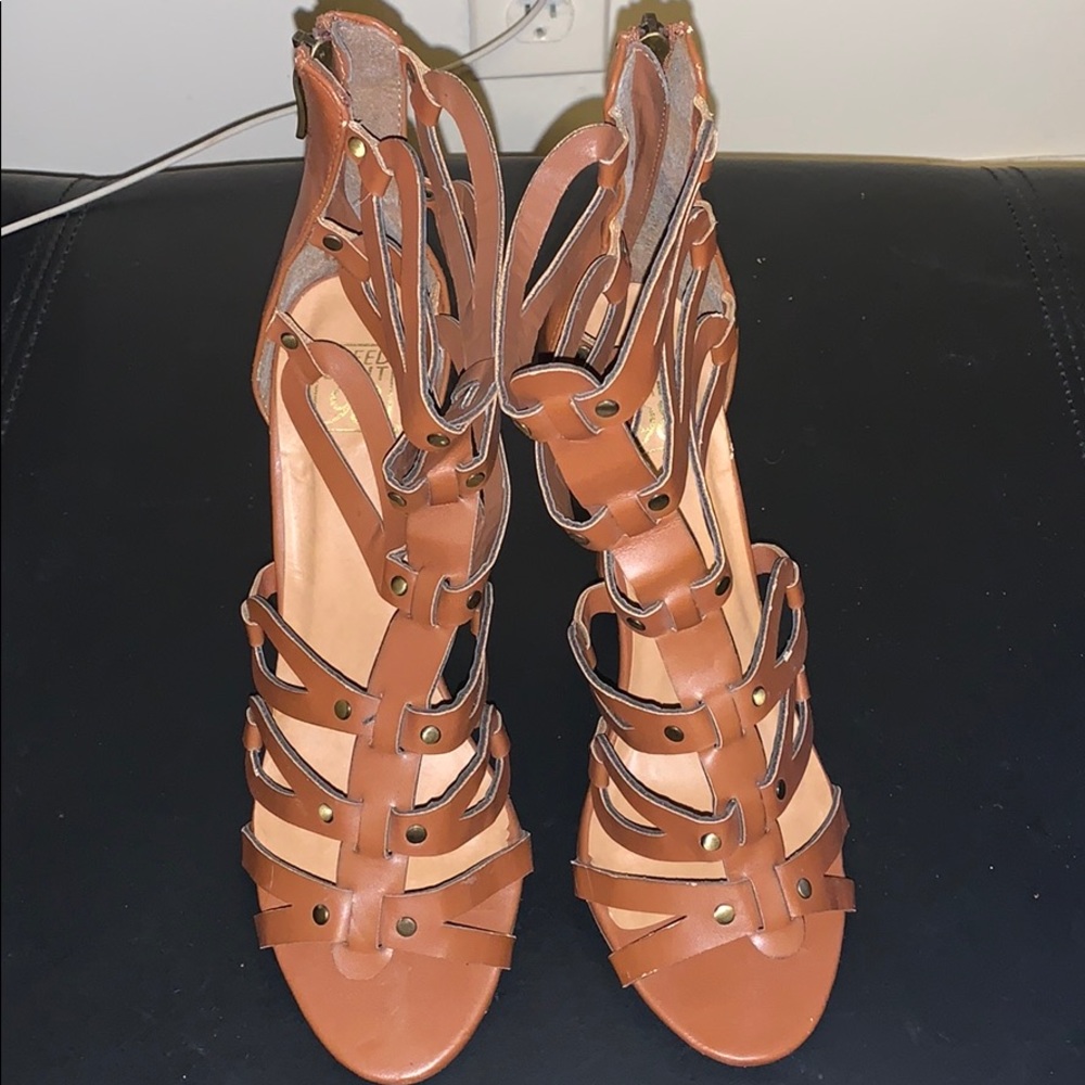 Speed Limit 98 Brown Sandal Heel